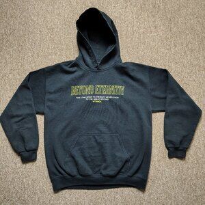 VITRIOL Hoodie Men M Black Beyond Eternity Grim Reaper Graphic Fleece Streetwear